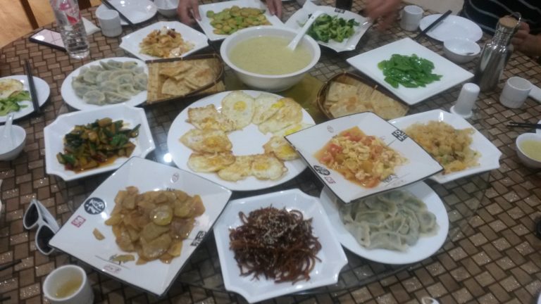 Food at Tai Chi school